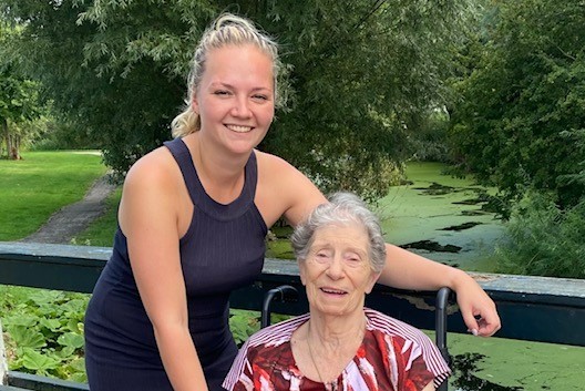Wandelen met cliënt