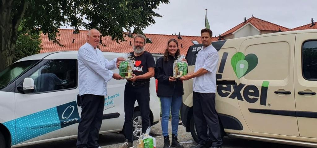 Omring en I Love Texel slaan handen ineen voor gezond aan tafel op Texel
