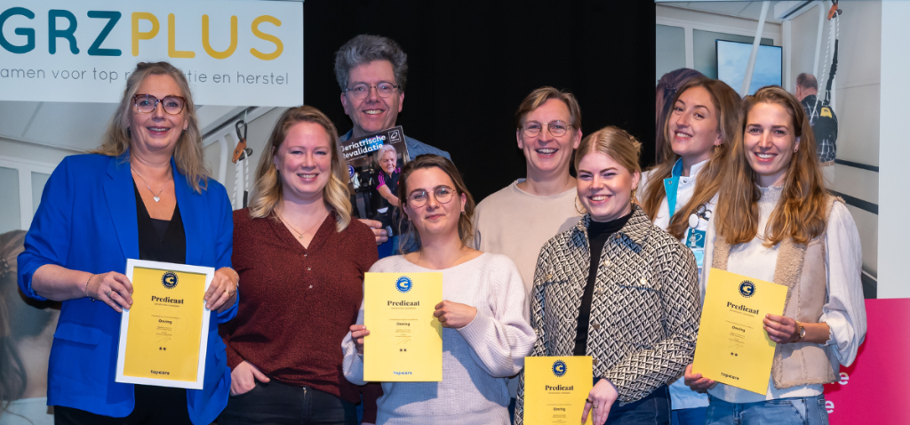 Uitreiking van het Topcare predicaat