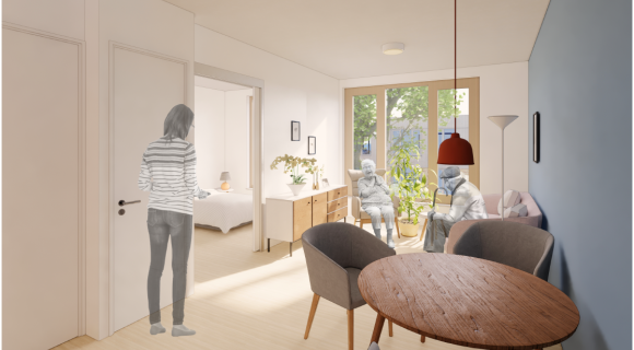 Impressie van een woning