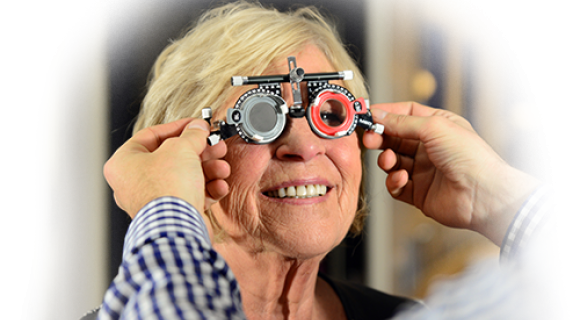 Korting bij de opticien aan huis met uw Omringpas