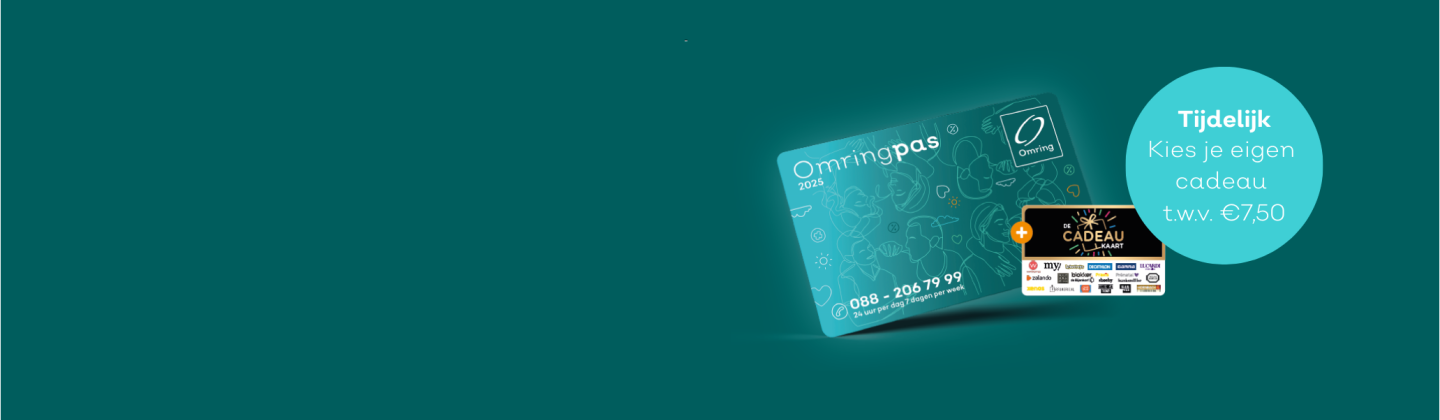 Omringpas met cadeaukaart