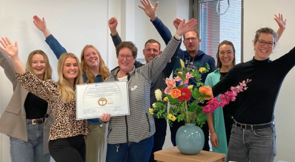 Omringers met bronzen certificaat Milieuthermometer Zorg