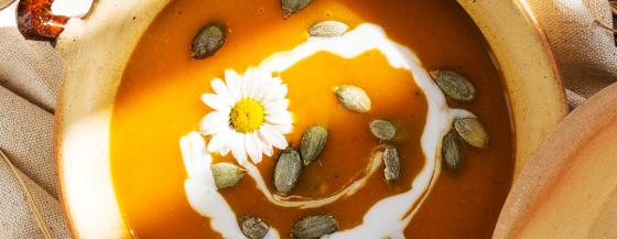 pompoen soep moestuin