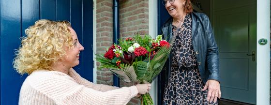 Bloemen omring magazine