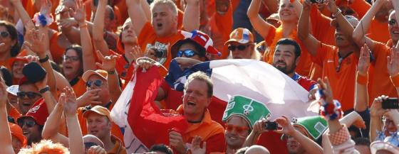 Oranje voetbal
