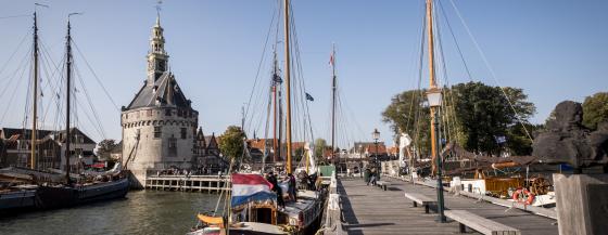 Foto van de Hoornse haven.