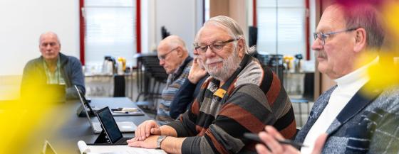 Vergadering van de centrale cliëntenraad bij het hoofdkantoor van Omring.