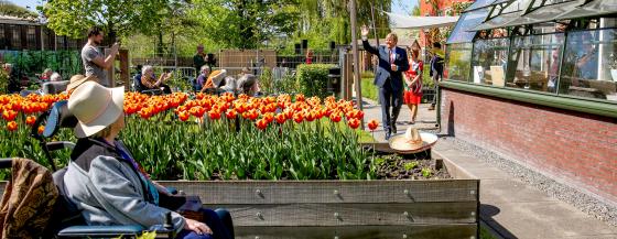 Koning komt langs bij Lindendael - Omring